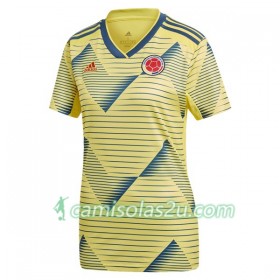 Camisolas de Futebol Colômbia Mulher Equipamento Principal Copa América 2019 Manga Curta